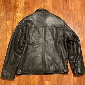 London Fog leather coat